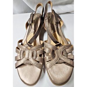 Naturalizer N5 comfort‎ women Catrina leather brown sandal slingback women Sz 9N